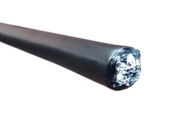 7x19  GALVANISED WIRE ROPE BLACK POLYETHYLENE COATED