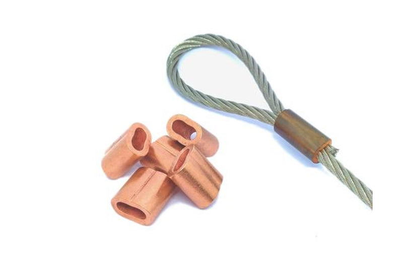 Copper Ferrules Hand Swage (Pack of 10)