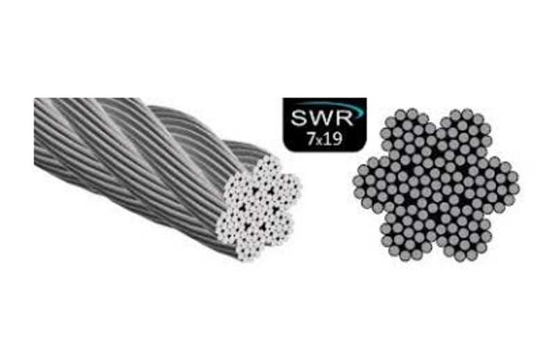 7x19  GALVANISED WIRE ROPE