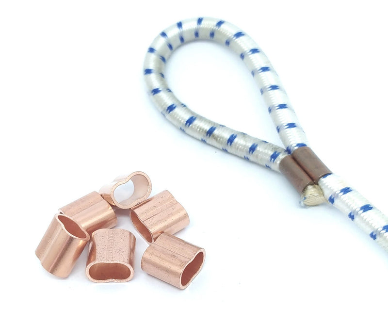 Copper Rope Ferrules (Pack of 10)