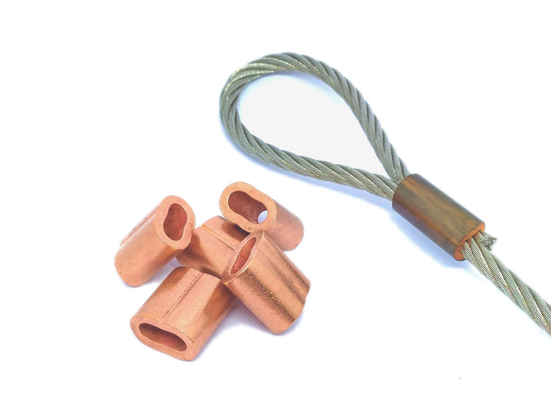 Copper Ferrules Hand Swage (Pack of 10)