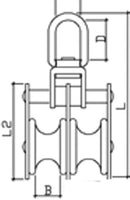 R/DIA D/SHEAVE BLOCK