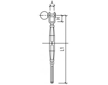 JAW & SWAGE STUD BOTTLESCREW