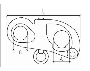 FIXED EYE SNAP SHACKLE