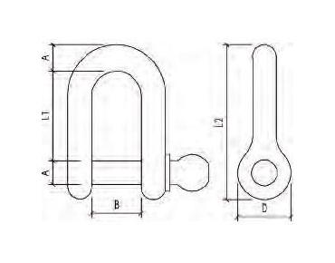 HEAD BOARD SHACKLE