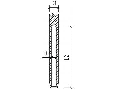 SWAGE STUD (THREADED TERMINAL)