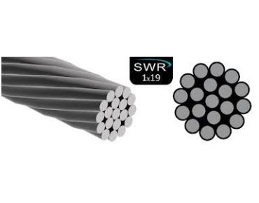 1x19 WIRE ROPE AISI 316